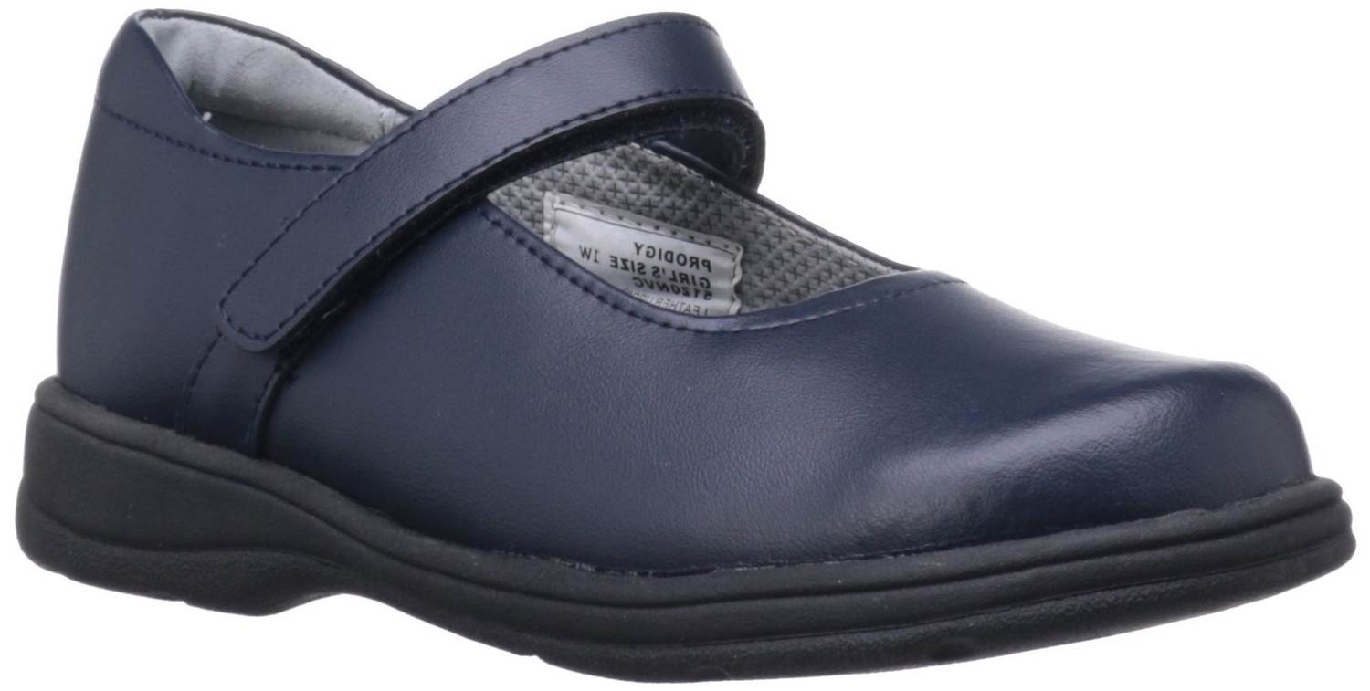 School Issues Girl's 5100 Prodigy Navy School Shoes Continental Shoes