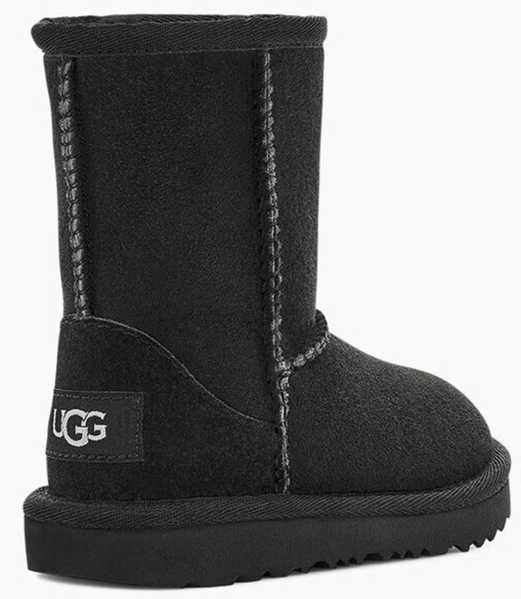 UGG UGG Toddler's Classic Short II Black Boot