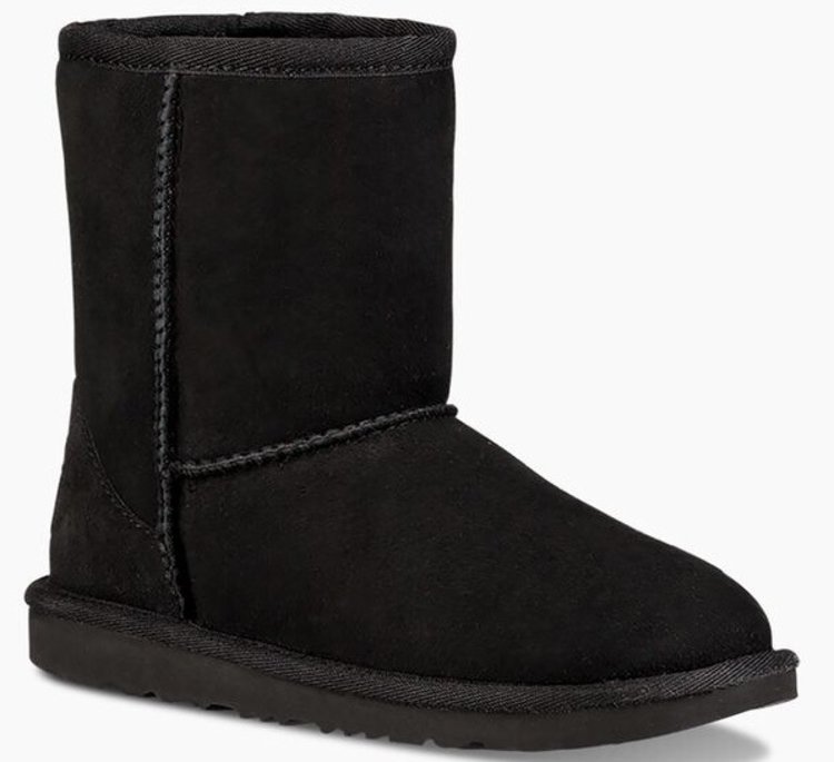 UGG UGG Kids Classic Short II Black Boot