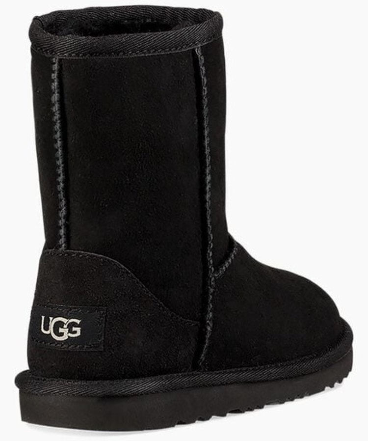UGG UGG Kids Classic Short II Black Boot