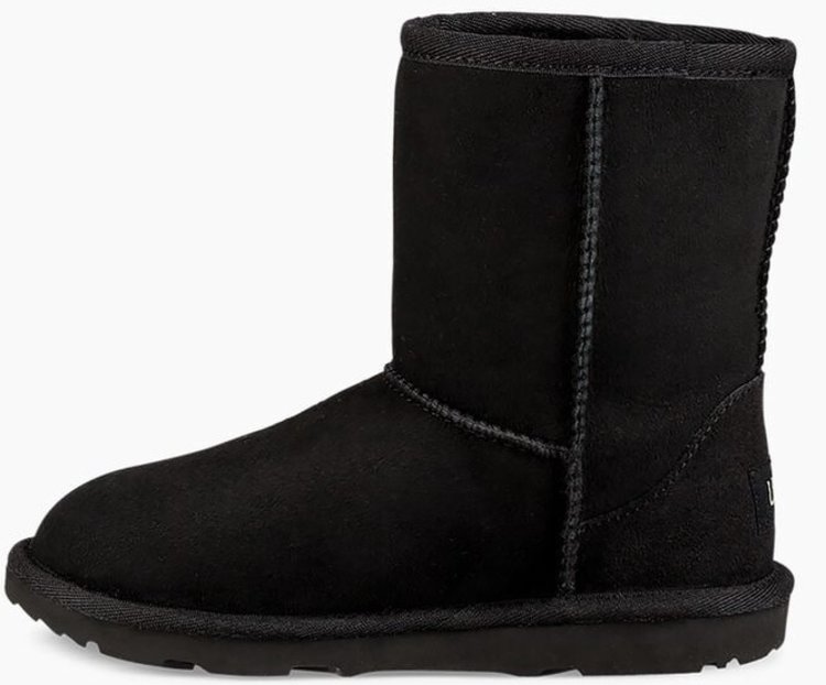 UGG UGG Kids Classic Short II Black Boot