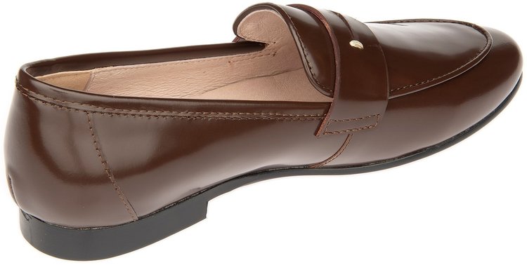 Venettini Venettini Girl's 55-Legend Moccasins Brown Oil Leather