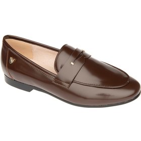 Venettini Venettini Girl's 55-Legend Moccasins Brown Oil Leather