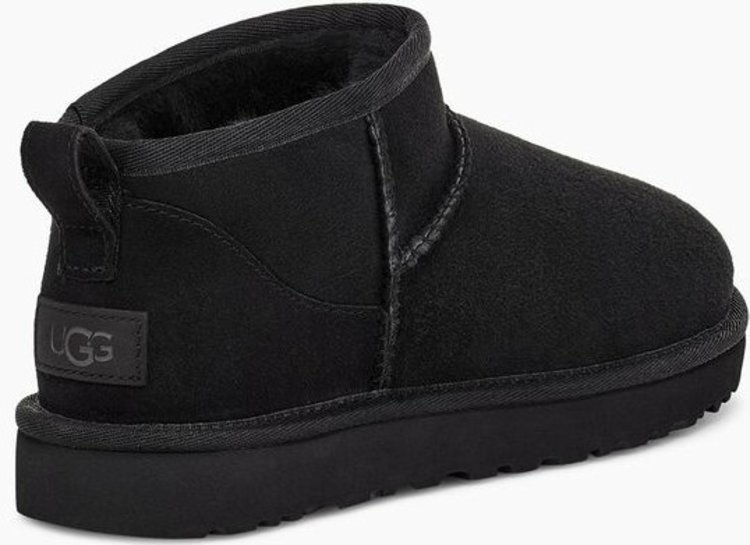 UGG UGG Women's Classic Ultra Mini Black  Boot