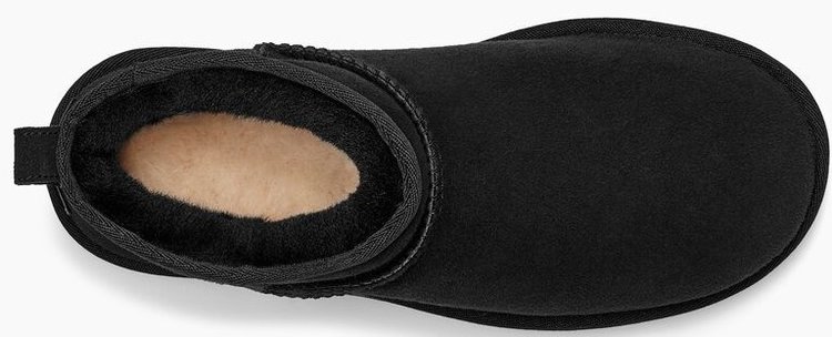 UGG UGG Women's Classic Ultra Mini Black  Boot