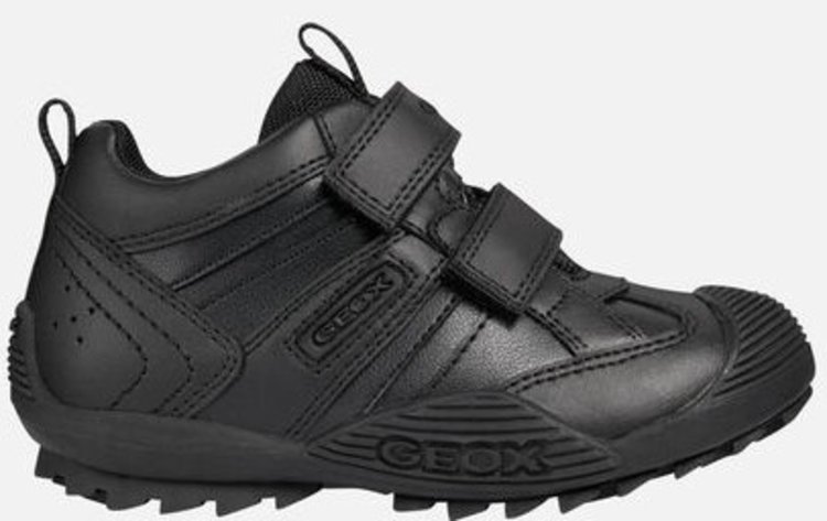 Geox Geox Boy's Savage Black Sneaker