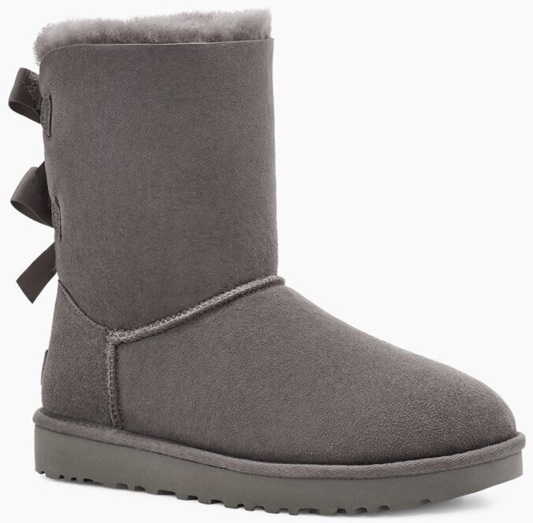 UGG UGG Women's Bailey Bow II Grey Boot