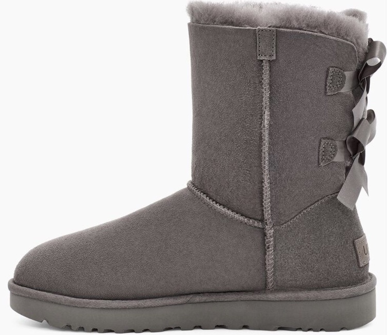 UGG Women's Bailey Bow II Grey - Continental Shoes