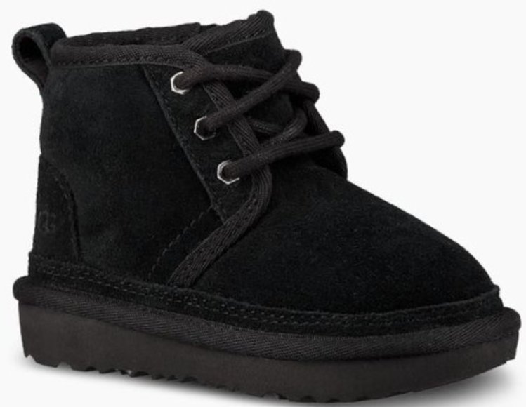 UGG UGG Toddler's Neumel II Black Suede Boot