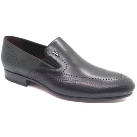 Valentino Valentino Men's 17356 Black Dress Slip-On