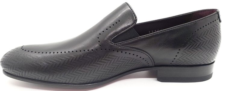 Valentino Valentino Men's 17356 Black Dress Slip-On