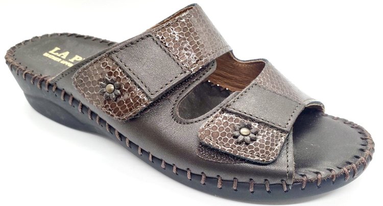 La Plume La Plume Women's Jessica Dark Brown Combo