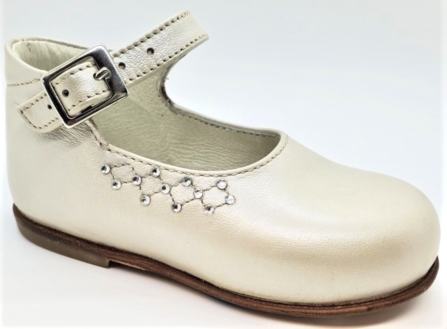 Continental Bimbi Infant Girl's 2605 Pearl Ivory - Continental Shoes