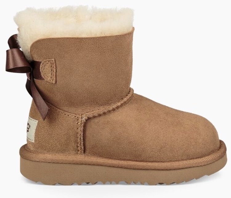 UGG UGG Toddler Girl's Mini Bailey Bow II Chestnut Boot
