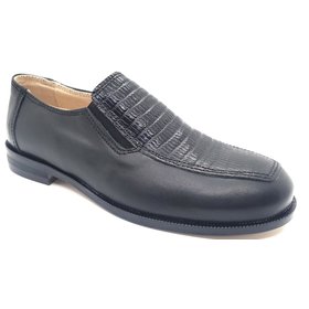 La Nuova California La Nuova California Boy's 4224 Black Slip On