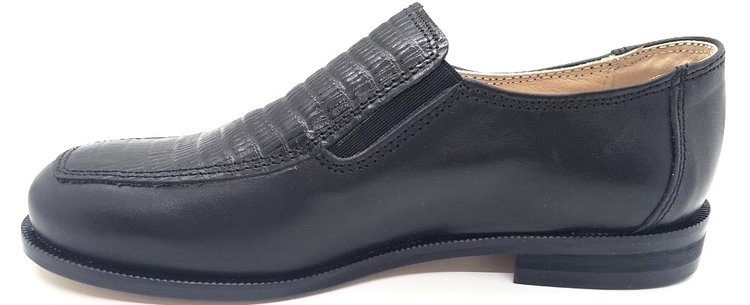 La Nuova California La Nuova California Boy's 4224 Black Slip On