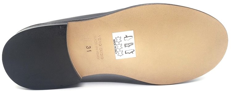 La Nuova California La Nuova California 4240 Boy's Black Wingtip Dress Shoe