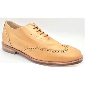 La Nuova California La Nuova California 4240 Boy's Cognac Wingtip Dress Shoe