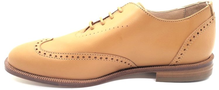 La Nuova California La Nuova California 4240 Boy's Cognac Wingtip Dress Shoe