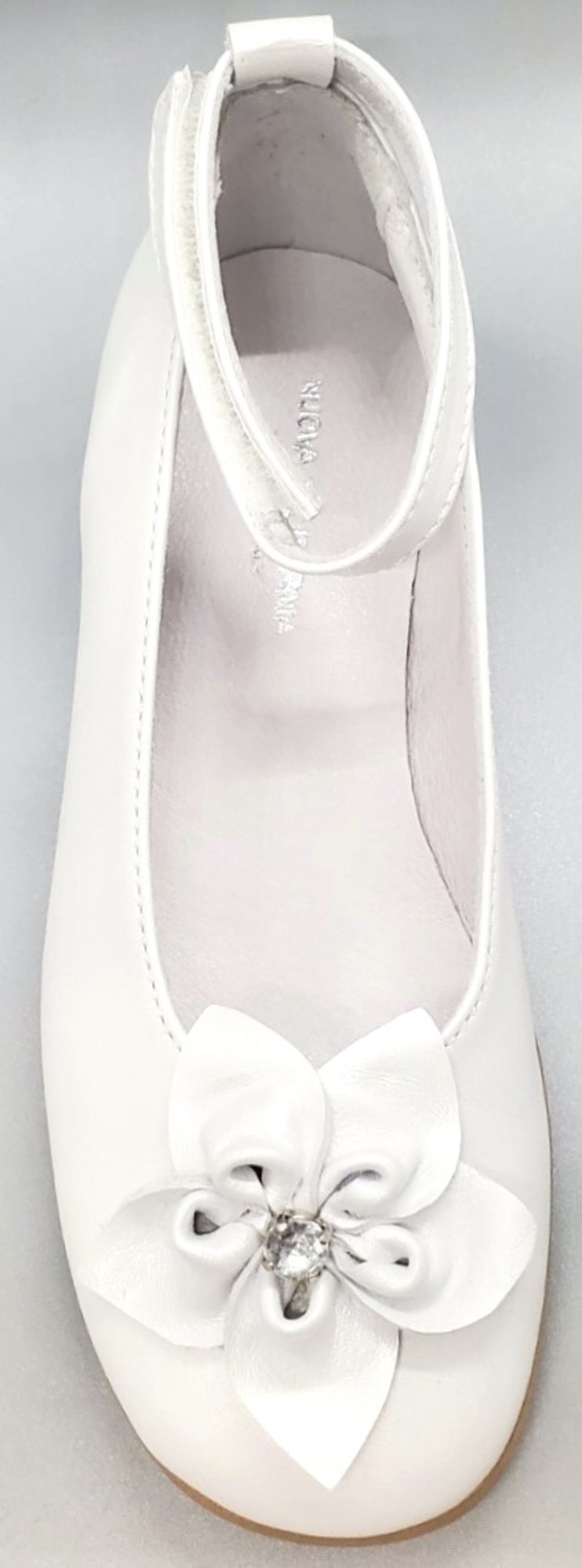 La Nuova California La Nuova California 534M Girl's Communion Dress Shoe White