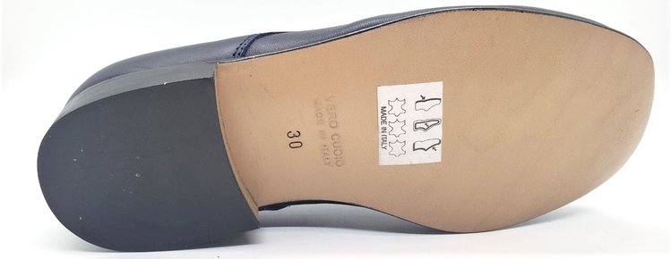 La Nuova California La Nuova California 3706 Boy's Blue Dress Shoe