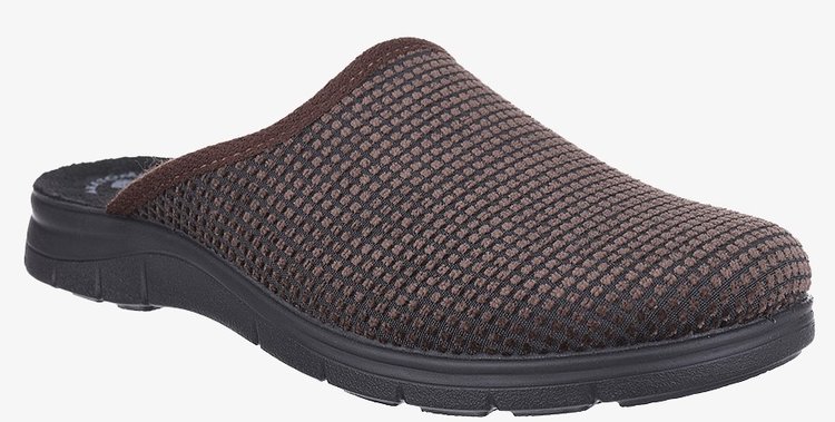 Inblu Inblu Men's Corduroy Brown Slipper