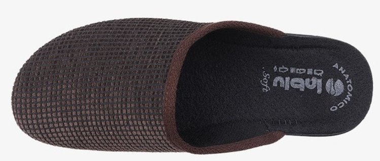 Inblu Inblu Men's Corduroy Brown Slipper