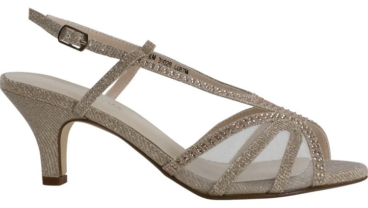 Benjamin Walk Touch Ups Women’s Clara Champagne Strappy Sandal