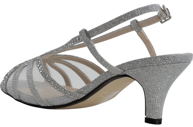 Benjamin Walk Touch Ups Women’s Clara Silver Strappy Sandal