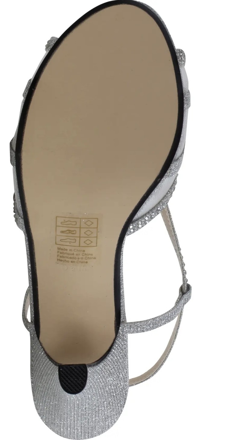 Benjamin Walk Touch Ups Women’s Clara Silver Strappy Sandal