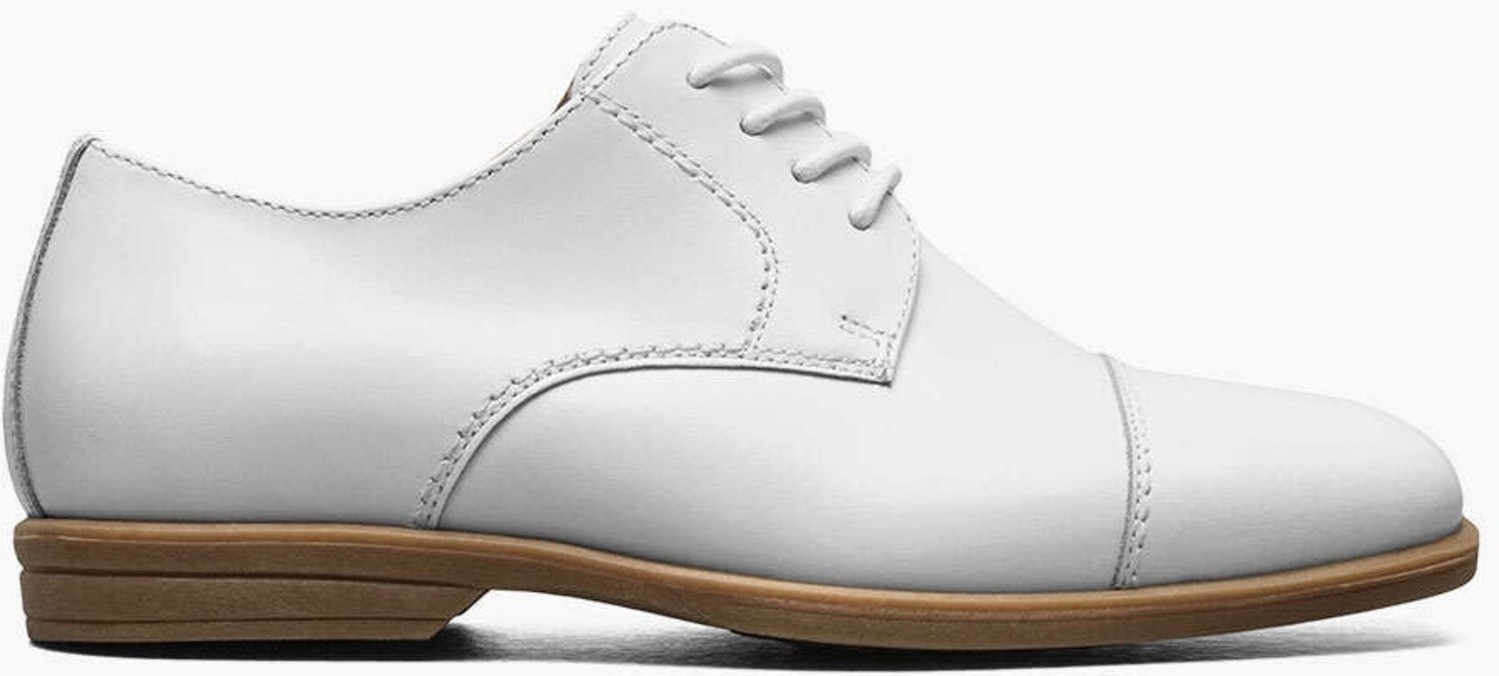 Florsheim Florsheim Boy’s Reveal White Cap Toe Oxford