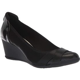 Anne Klein Anne Klein Women's Timeout 2 Black Wedge Heel