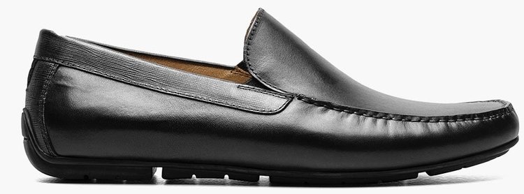 Florsheim Florsheim Mens Talladega Moc Toe Venetian Driver Black