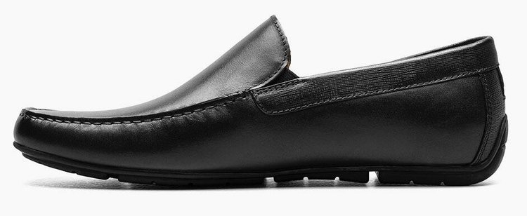Florsheim Florsheim Mens Talladega Moc Toe Venetian Driver Black