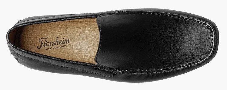 Florsheim Florsheim Mens Talladega Moc Toe Venetian Driver Black