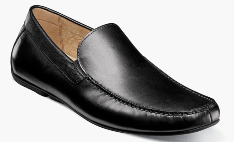 Florsheim Florsheim Mens Talladega Moc Toe Venetian Driver Black