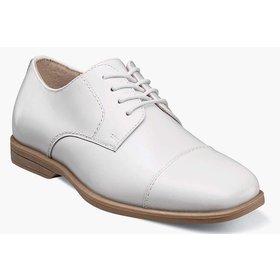 Florsheim Florsheim Boy’s  Reveal White Cap Toe Oxford