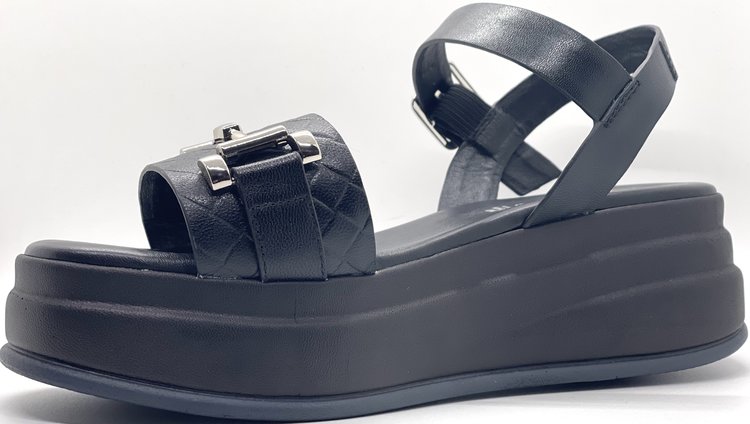 Repo Repo Women's 54225 Black Platform Sandal