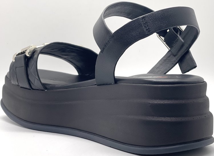 Repo Repo Women's 54225 Black Platform Sandal