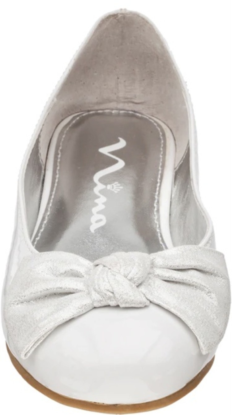 Nina Nina Girl's Fiorenza White Patent