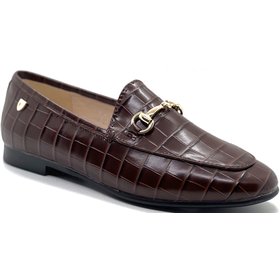 Venettini Venettini Girl's 55-Rian Brown Square Loafer