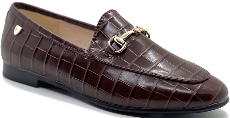 Venettini Venettini Girl's 55-Rian Brown Square Loafer