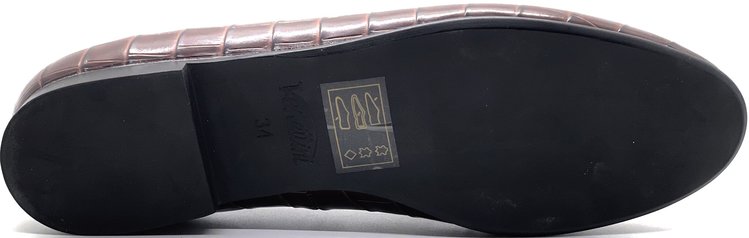 Venettini Venettini Girl's 55-Rian Brown Square Loafer