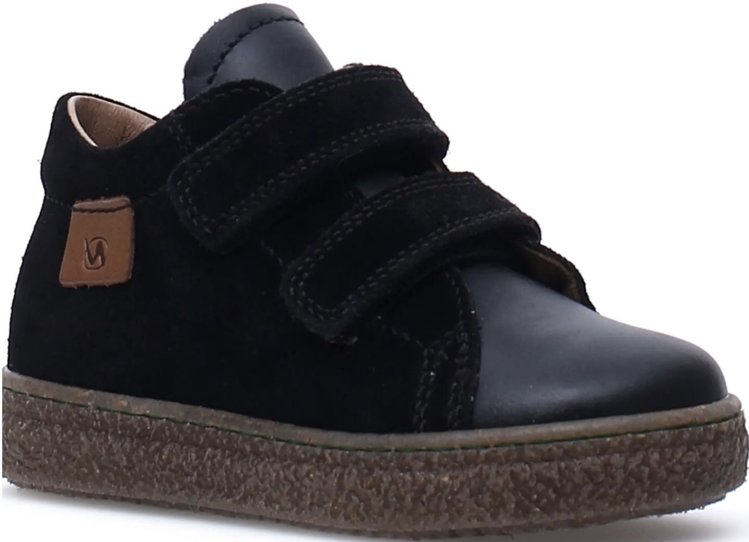 Naturino Naturino Boy’s Albus VL Black Sued Sneaker