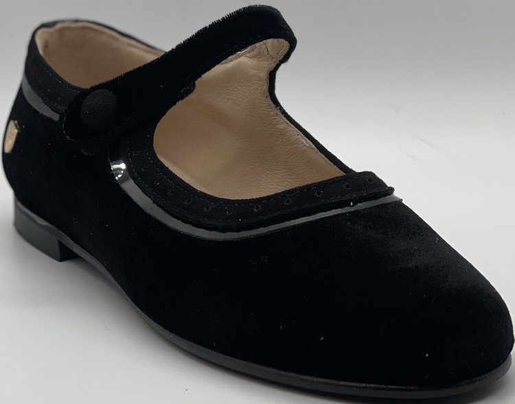 Venettini Venettini Girl’s Black Velvet 28-Nina