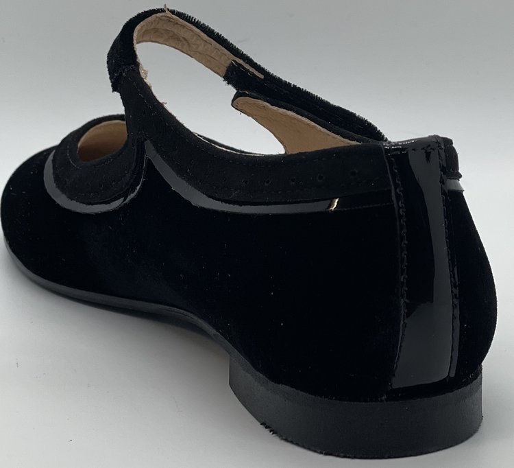 Venettini Venettini Girl’s Black Velvet 28-Nina