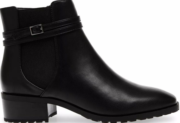 Anne Klein Anne Klein Women's Cassie Black Leather Bootie