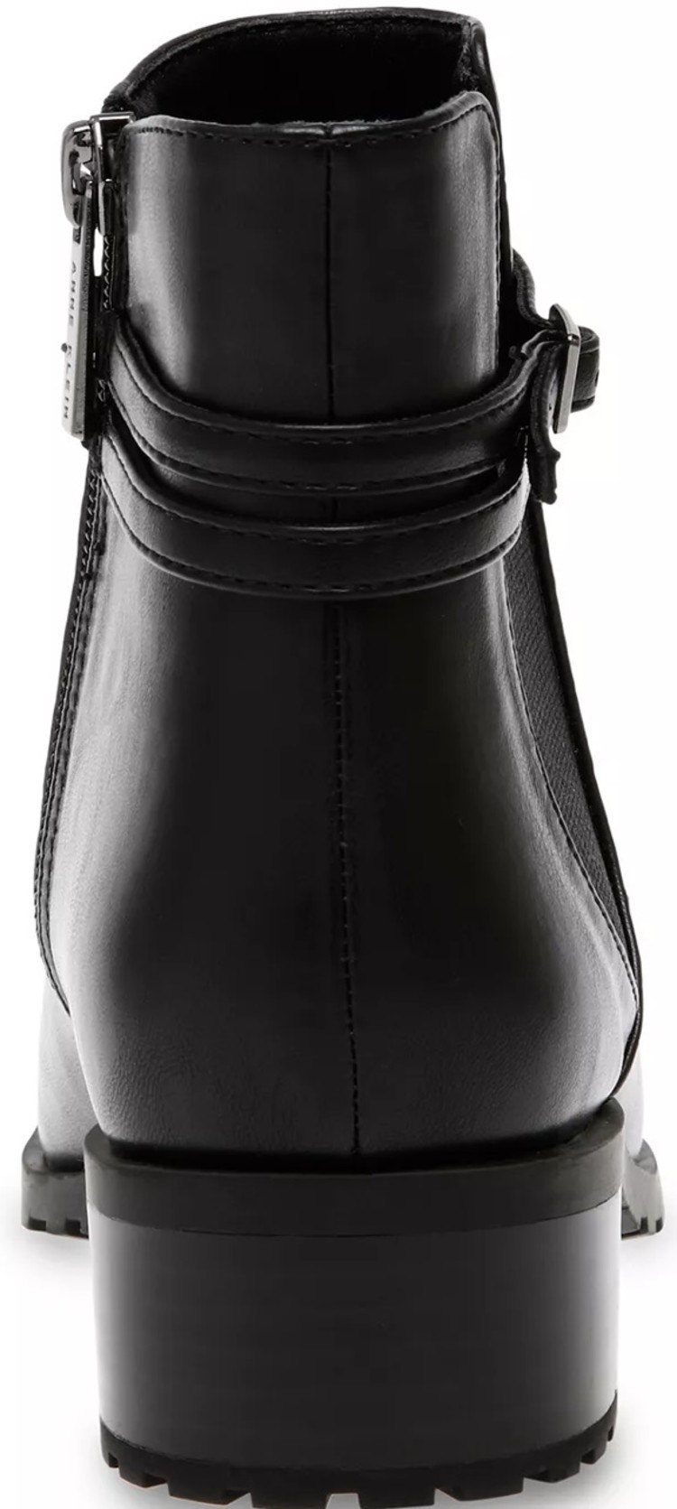 Anne Klein Anne Klein Women's Cassie Black Leather Bootie
