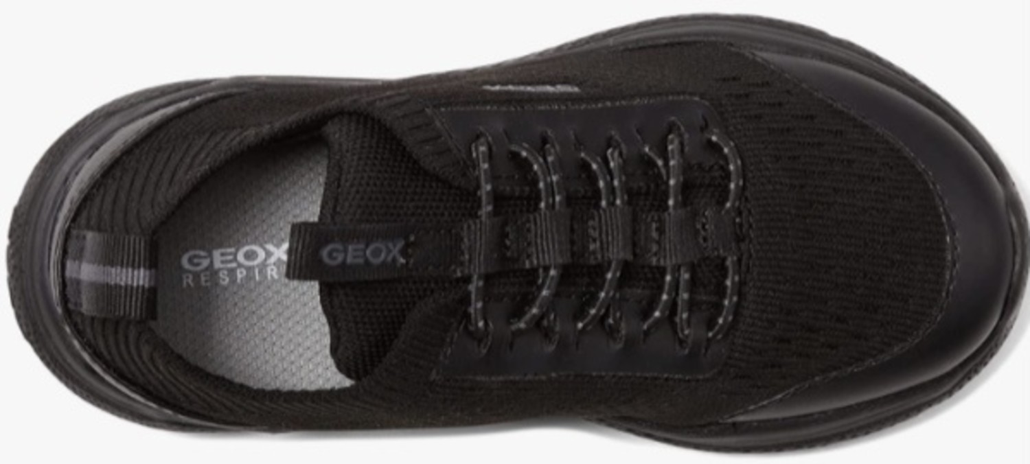 Boy\'s Geox Black Shoes Continental Sprintye -