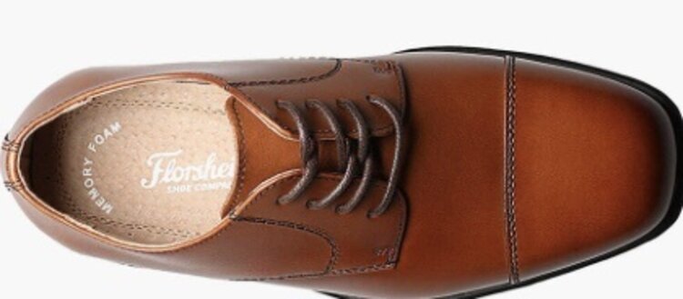 Florsheim Florsheim Boy's Reveal Cognac Cap Toe Oxford